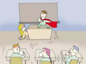 患有多动症的孩子，非常的好动且经常会搅乱课堂的纪律